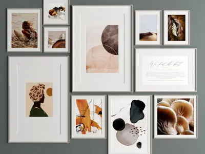 Art Frame 317 Low-poly 3D model