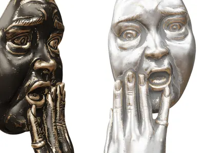 Creative Sculpture Astonishment 3D model