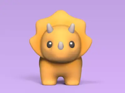 Little Triceratops 3D print model