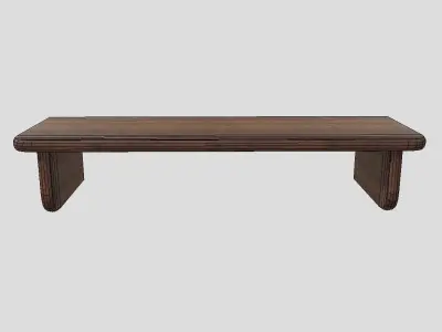 Wall Shelf 2 Low-poly 3D model