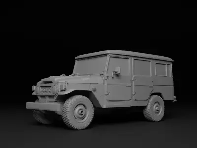 Toyota HJ45 4 door 3D print model