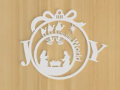 christmas ornament 3D print model