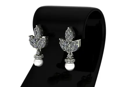 fasion earring 3D print model