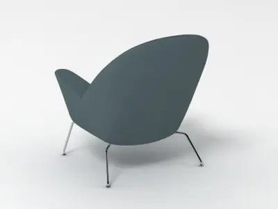Hans J Wegner Oculus Chair 3D model