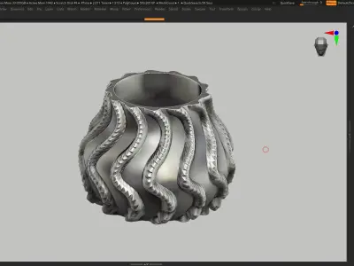 vase 3d print 551 3D print model