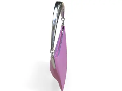 Casey Cadwallader Mugler Bag Pink Low-poly 3D model