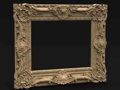 Frame Relief 8 3D Model 3D print model