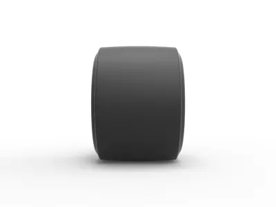 Wheel from Asphalt Modified stock car Version 2 Scale 1 to 25 3D print model