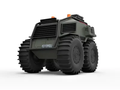 SHERP Ultimate survival machine Scale 1 to 24 3D print model