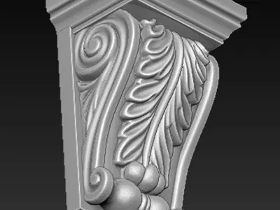 Corbel Decorative 8   3D model 3D print model