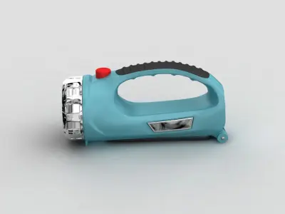 Multifunctional Flashlight 3D model