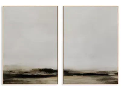 Abstract Painting Frame set 3D model 289