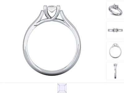 Women ring 3dm stl render detail 3D print model purchase