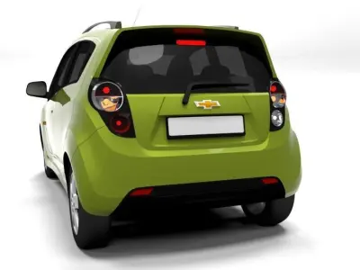 CHEVROLET SPARK Low-poly 3D model