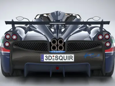 Pagani Huayra Tricolore 2021 3D model