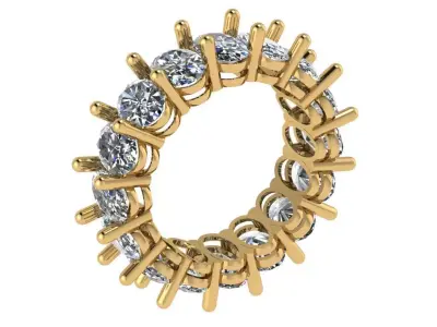 oval eternity band  3D print model