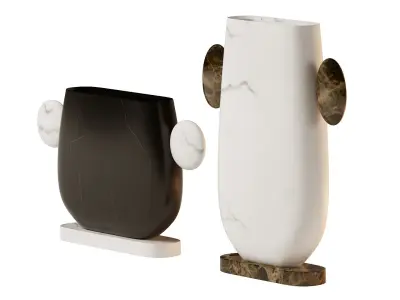 Tacca marble vase 3D model