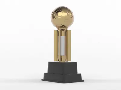 Trophy Cup 3D model 2