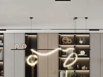 villa decoration Home Guest Modern 3D model