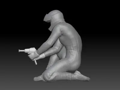 FORMULA ONE PIT STOP 1 3D print model