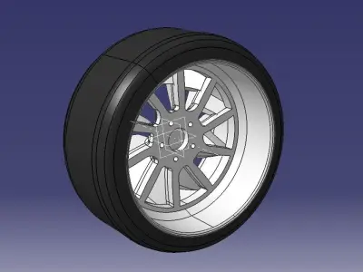 Wheel 18 inch 3D model