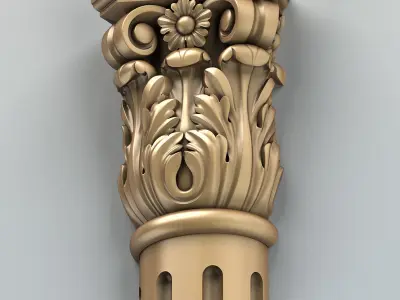 Column Capital 005 3D model