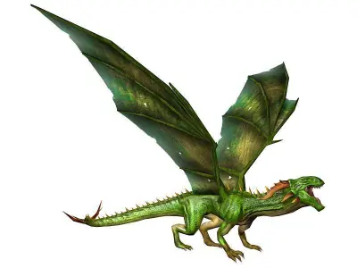 3Dfoin - Dragon Low-poly 3D model