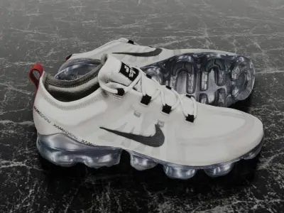 NIKE AIR VAPOR MAX MOON 3D SHOES Low-poly 3D model