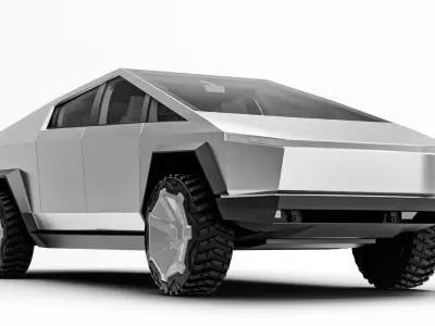 Tesla Model Y 2022  Low-poly 3D model