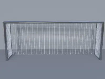 Simple Soccer-Football Goal  Free 3D model