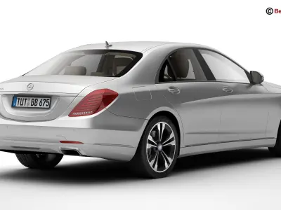 Mercedes S Class 2014 3D model