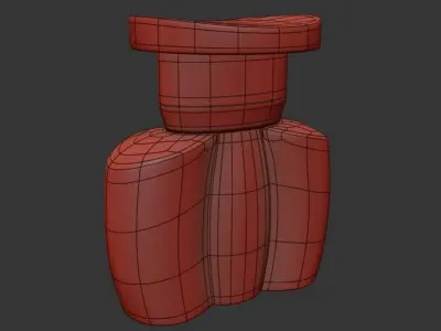 Perfume Bottle Low-poly 3D model