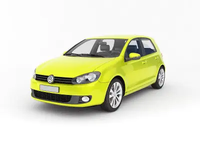 VW Golf 3D model