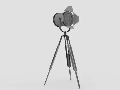 Tripod Cinema Lamp 3D model