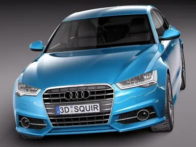 Audi A6 Sedan 2015 3D model