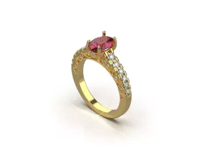 ring code 134 3D print model