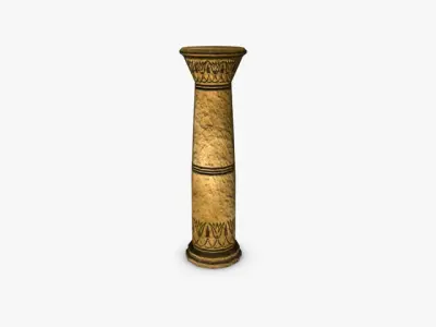 Egyptian Columns 3D model