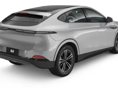 2025 Xpeng G6 With Interior  3D model