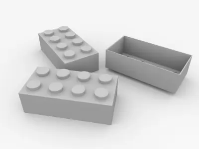 Brick Toy 3D model