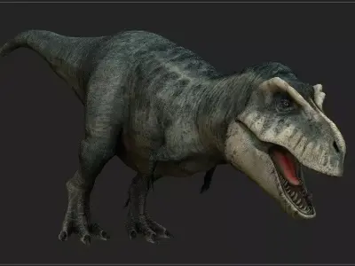 Dinosaur 3D model with rigging - Tyrannosaurus Rex  3D model