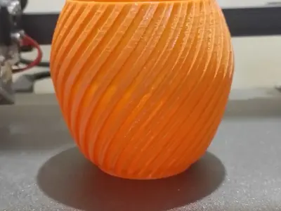 ELEGANT CURVED VASE - 3D PRINTABLE MODEL 3D print model