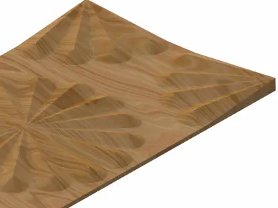 Decorative panel STL 3D model 56