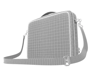 Sport Bag Briefcase Low-poly 3D model