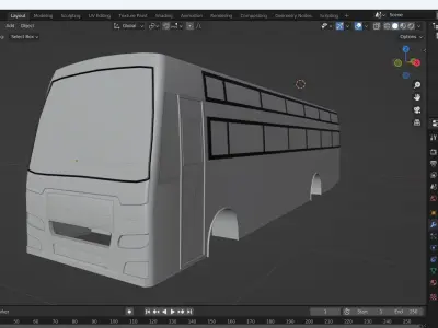 Eicher 13 5 Chassis Volvo inspired model  3D model