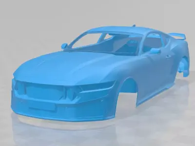Mustang Dark Horse 2024 - Body Car for 3D Printing 3D print model