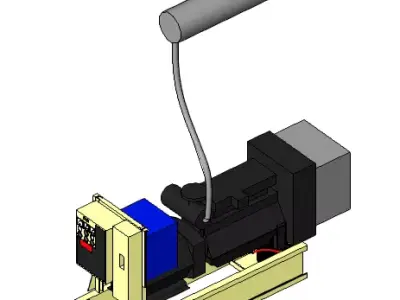 MOTOGENERADOR machine tool 3D model