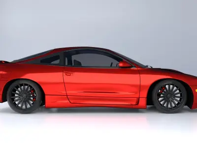 Mitsubishi Eclipse GSX 3D model