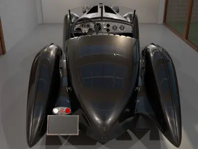 Mercedes-Benz 710 SSK trossi 1930 3D model