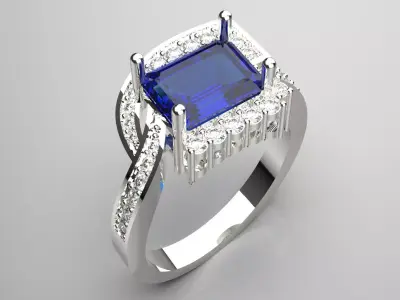 jewelry ring jr00166 3D print model