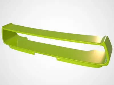 SUBARU IMPREZA WRX STI 2006 SPOILER 3D print model